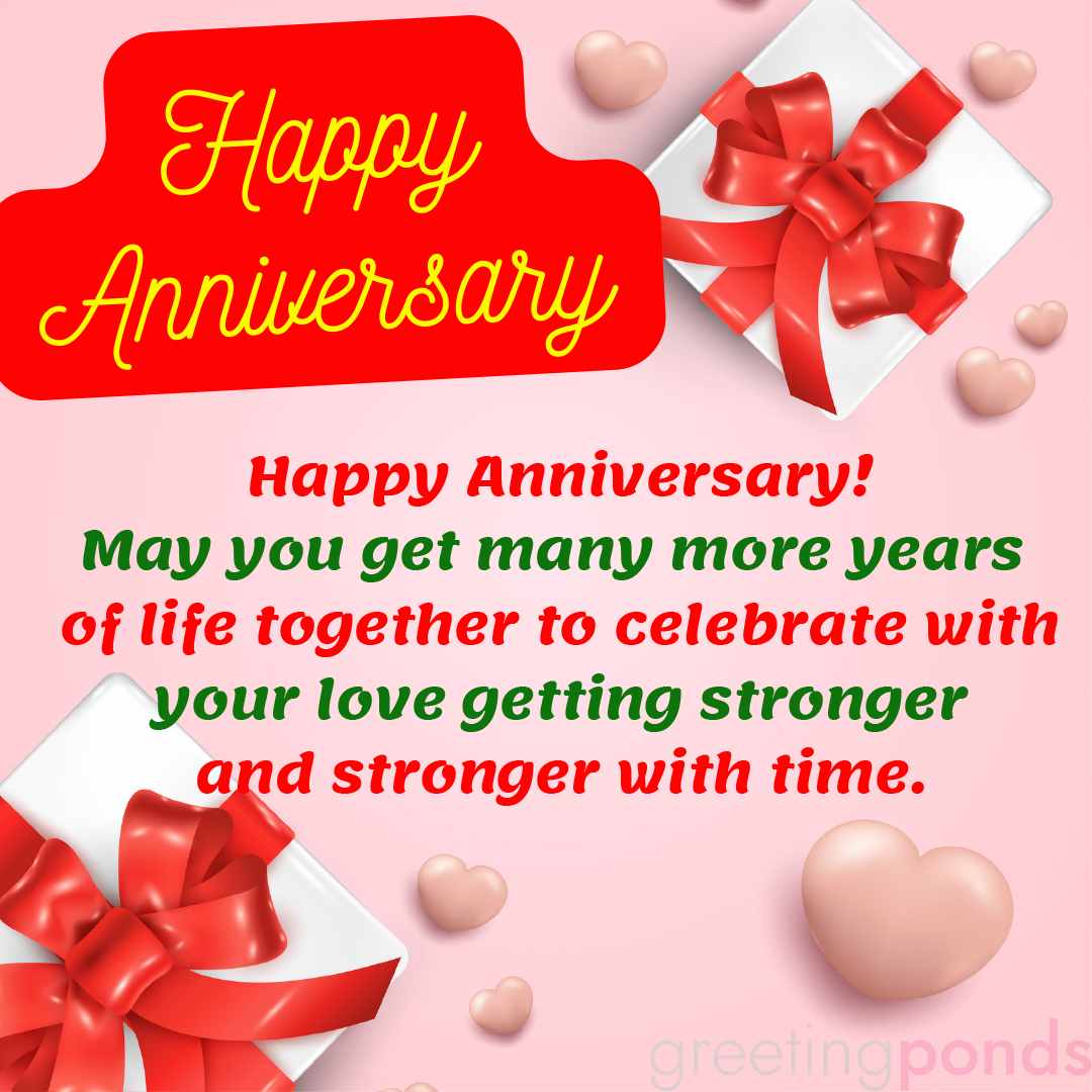 best anniversary wishes for parents, friends, family and relatives